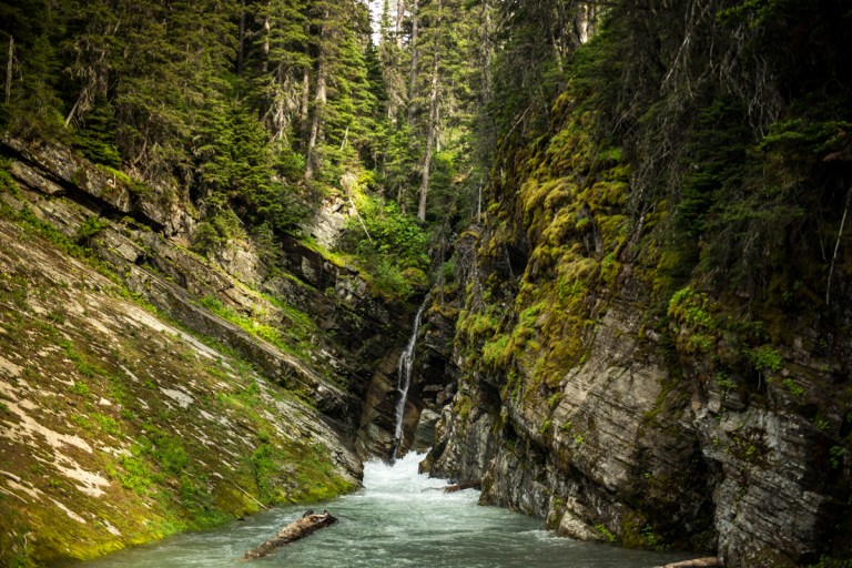 Hidden Falls, Cataract Creek - Glacier National Park